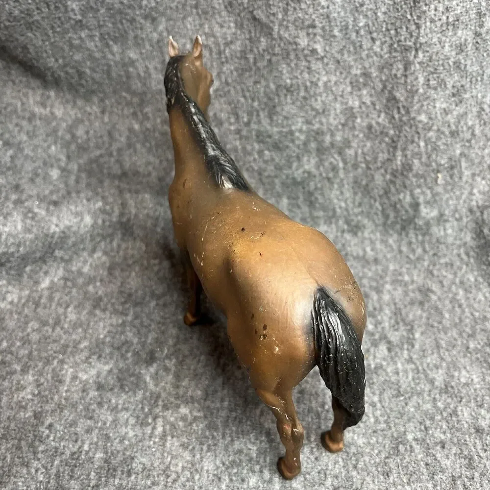 Vintage Breyer #3155 Thoroughbred Mare & Suckling Foal Set Dark Variation Horse